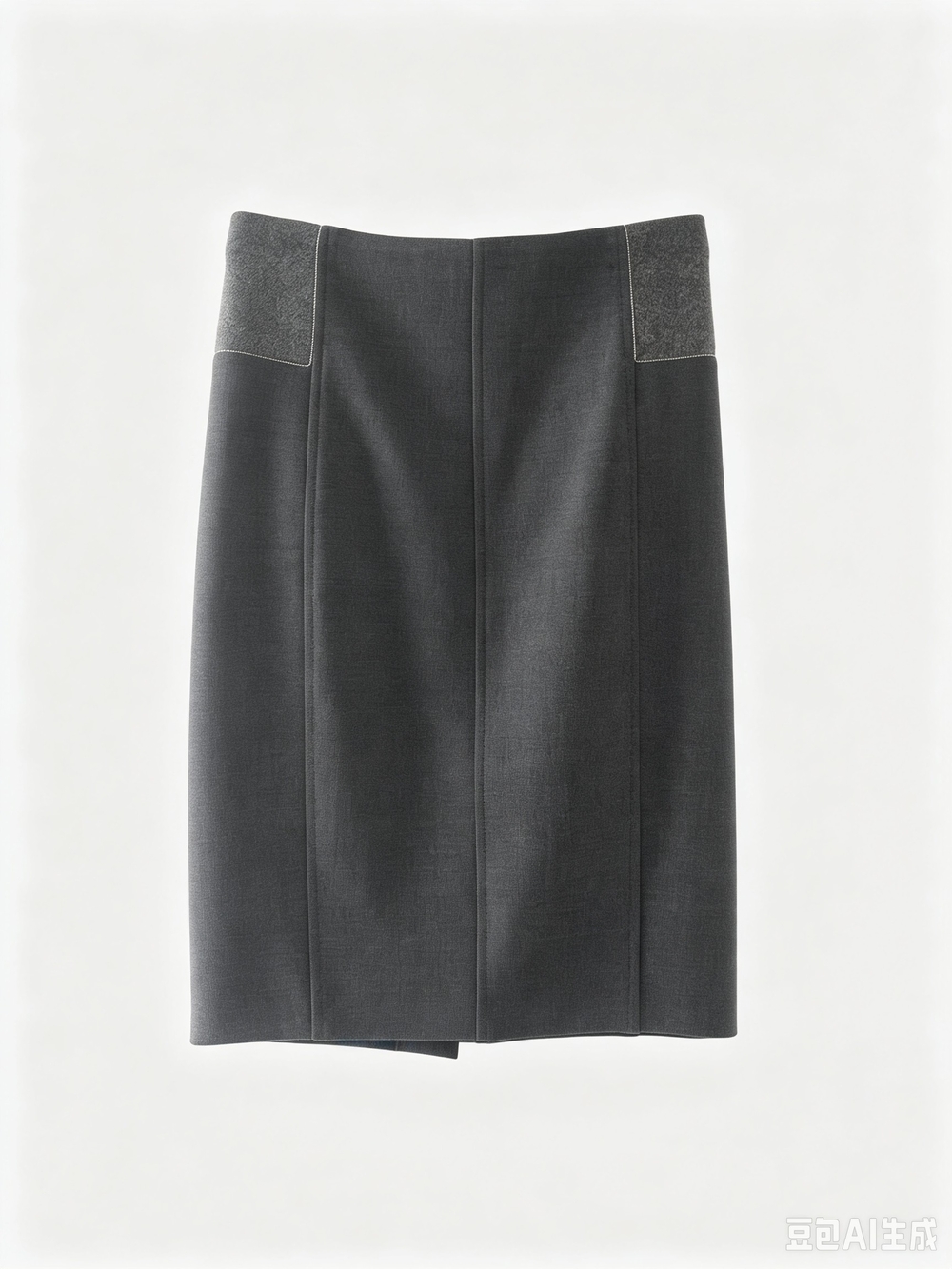 Brunello Cucinelli Dark Gray Pencil Skirt